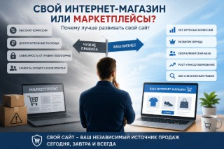 Почему собственный интернет-магазин выгоднее маркетплейсов